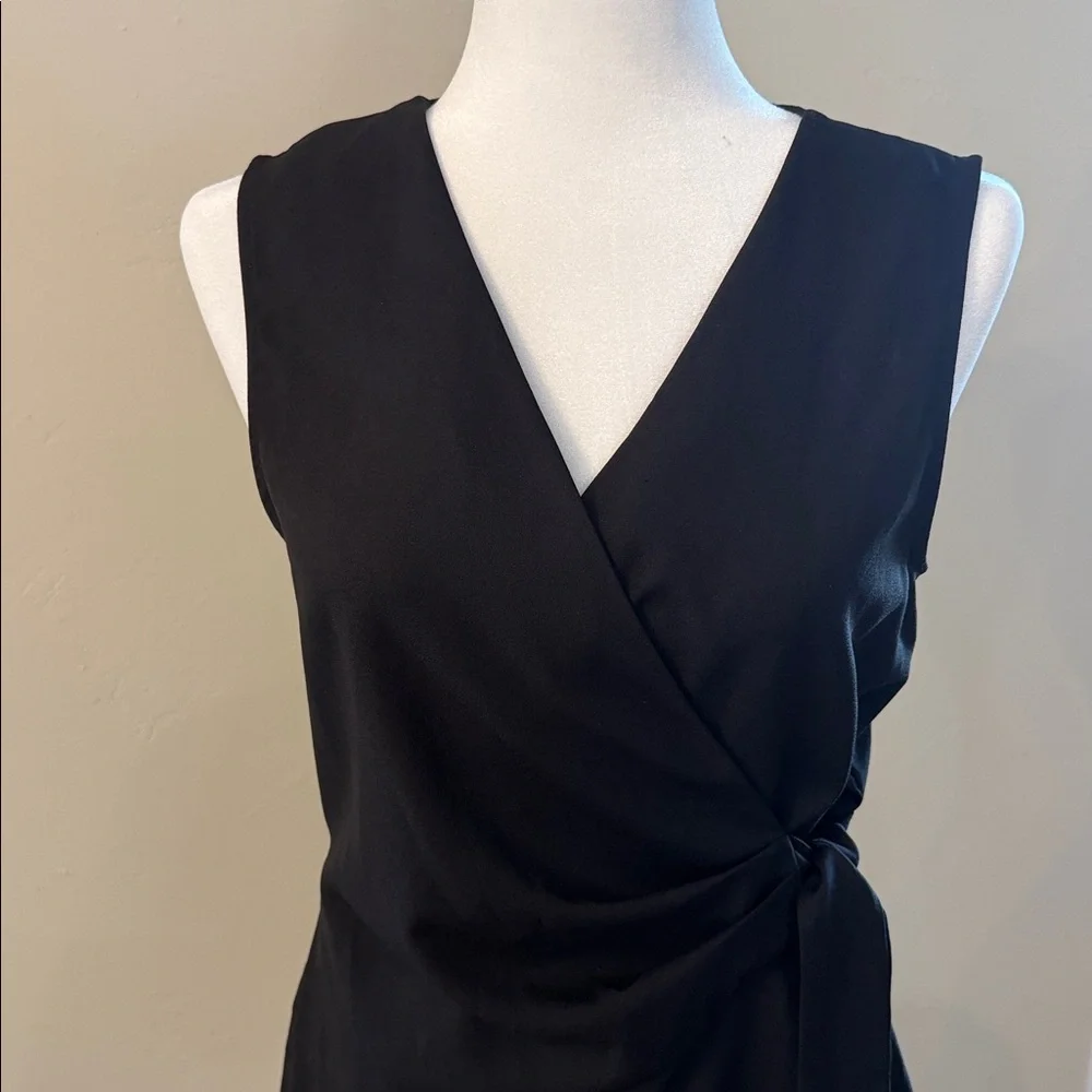 Lea & Viola Women's Medium Black Skorts Wrap Romper